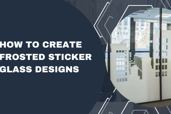 How to Create Frosted Sticker Glass Designs