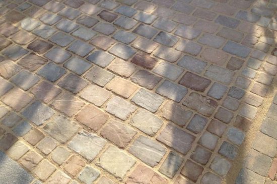 sandstone buff cobbles