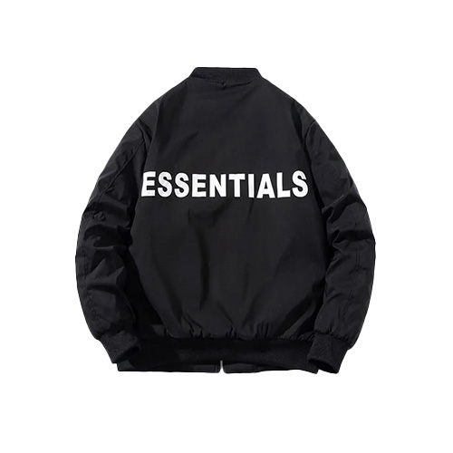 Black Essentials Hoodie