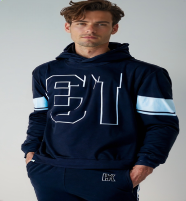 Blue Graphic track Suit