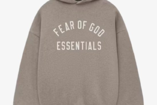 Fear of God Essentials Fleece Hoodie Heather Gray