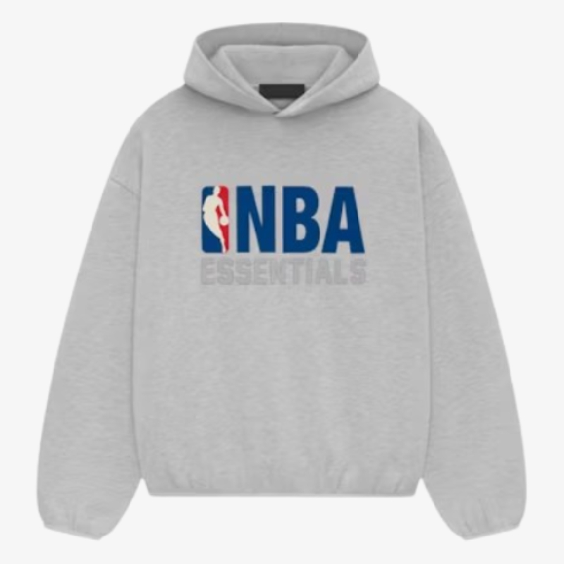 Fear of God Essentials NBA Hoodie Light Heather