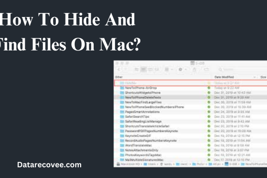 How To Hide And Find Files On Mac (1)