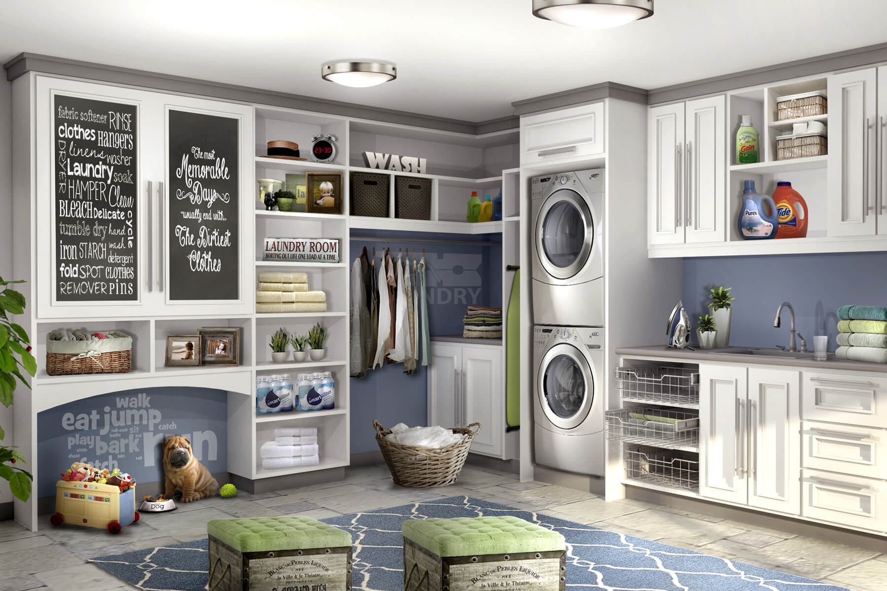 Organize Your Space with Functional Laundry Room Cabinets