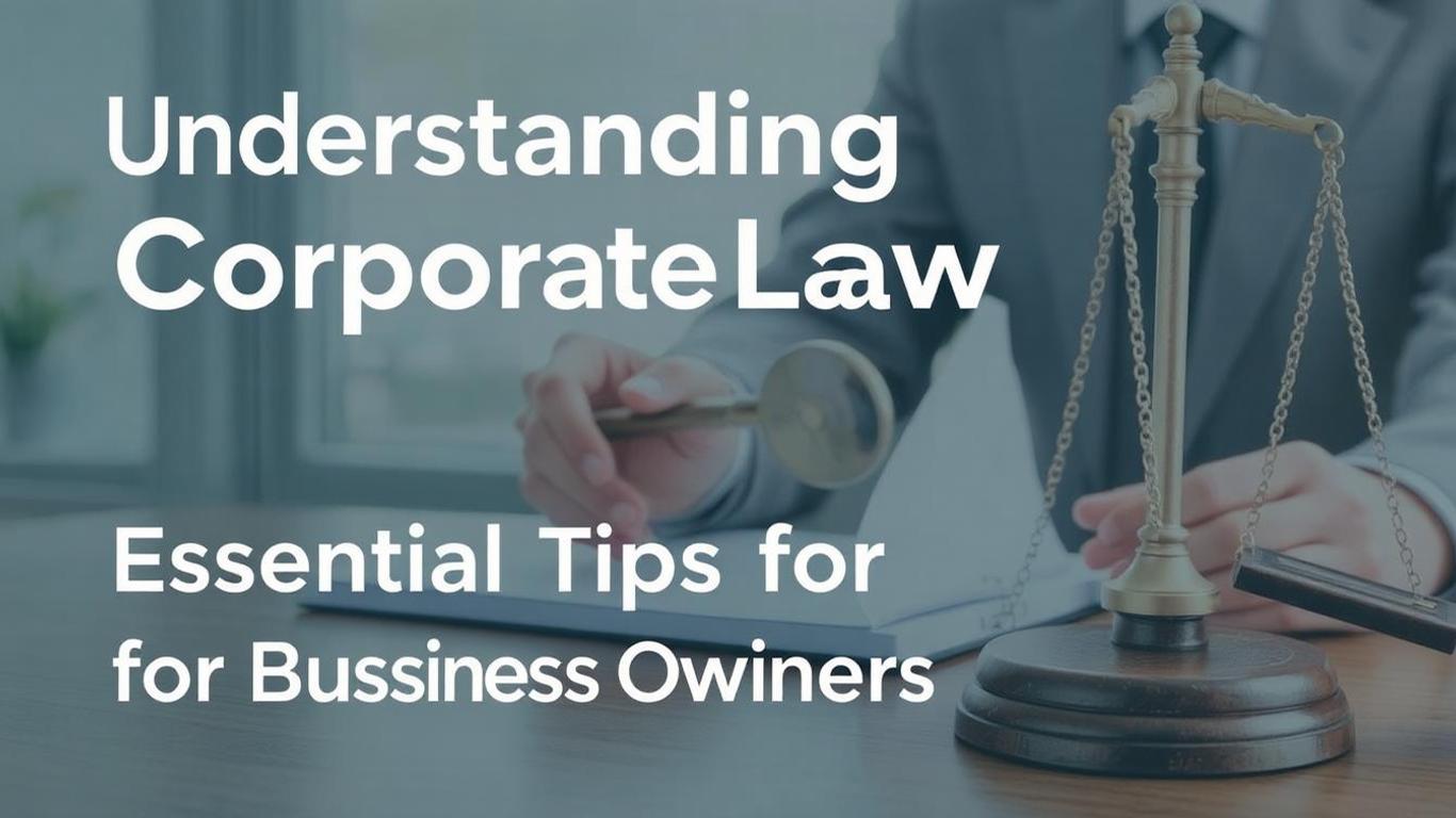 Understanding Corporate Law Essential Tips for Business Owners