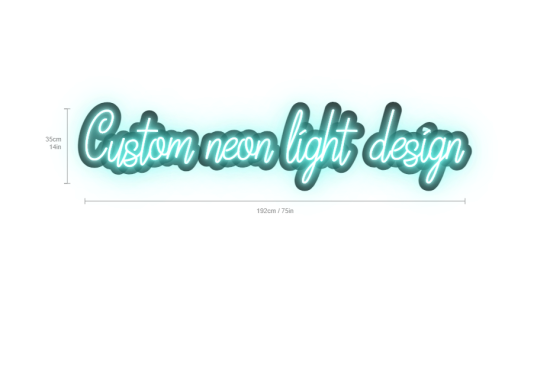 custom neon light design