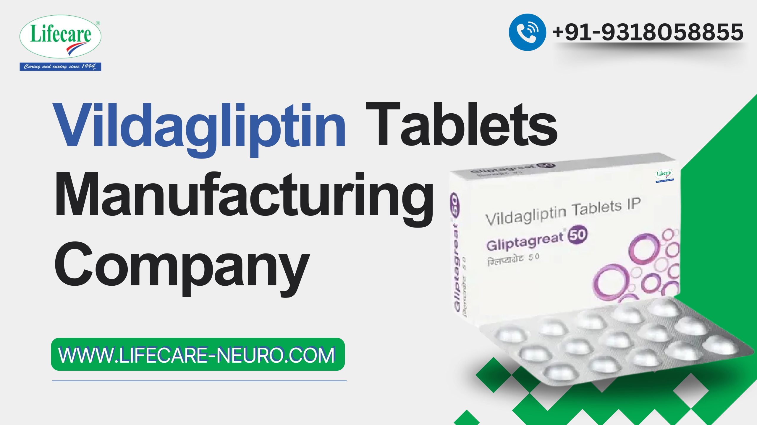 Best Vildagliptin Tablets Manufacturing Company