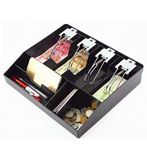 Cash Money Tray 4 Bill 4 Coin Drawer Tray Storage Case