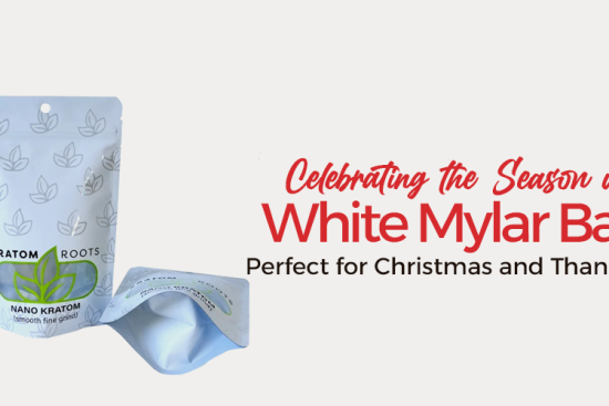 Celebrating the Season with White Mylar Bags Perfect for Christmas and Thanksgiving