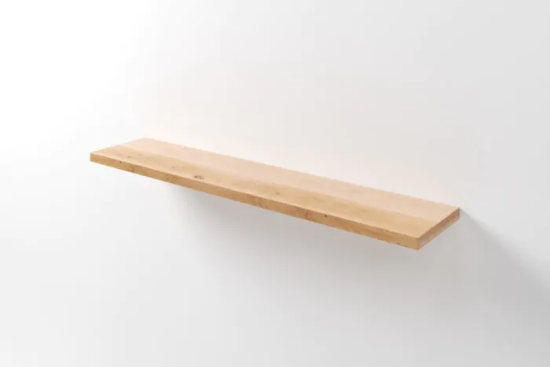 Eiken Wandplank 40cm tot 300cm breed