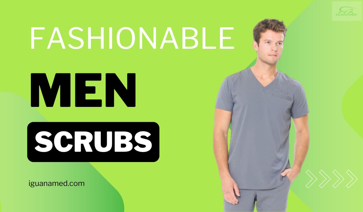 Fashionable men scrubs