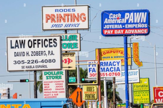 commercial signage