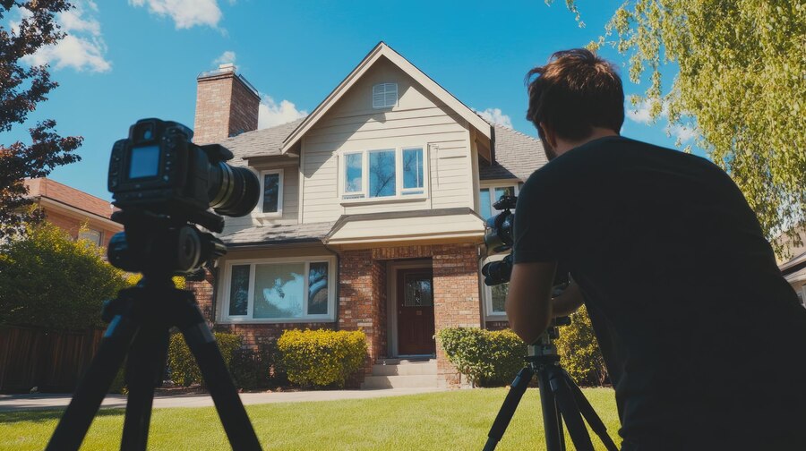 man-is-filming-house-with-camera-tripod_1262781-56067