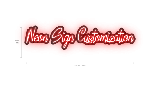 neon sign customization