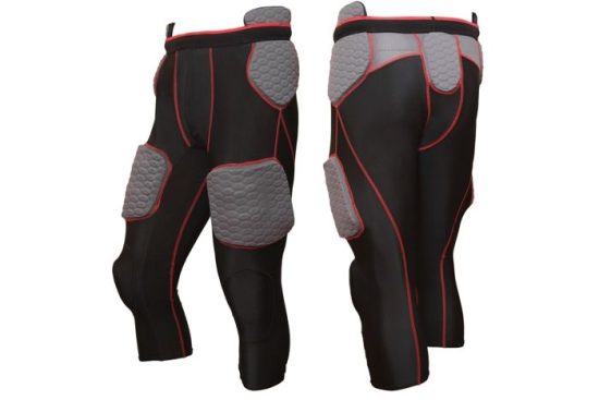 7 pad integrated football girdle