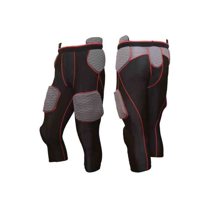 7 pad integrated football girdle