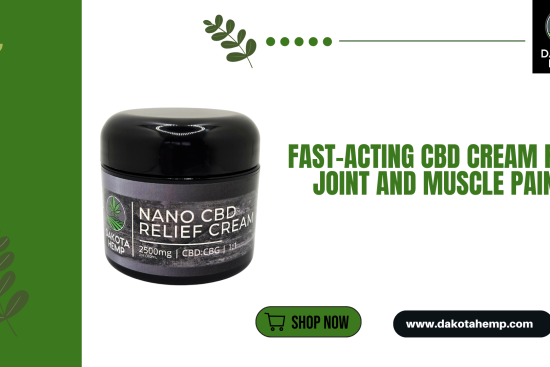 Fast-Acting CBD Cream for Joint and Muscle Pain