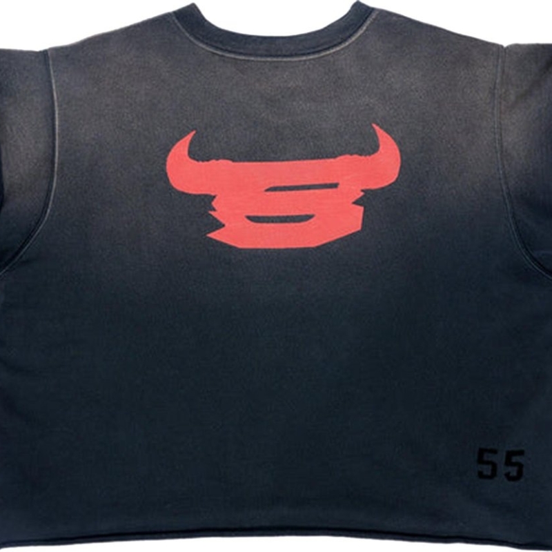 Sp5der Cut Sweatshirt Black2