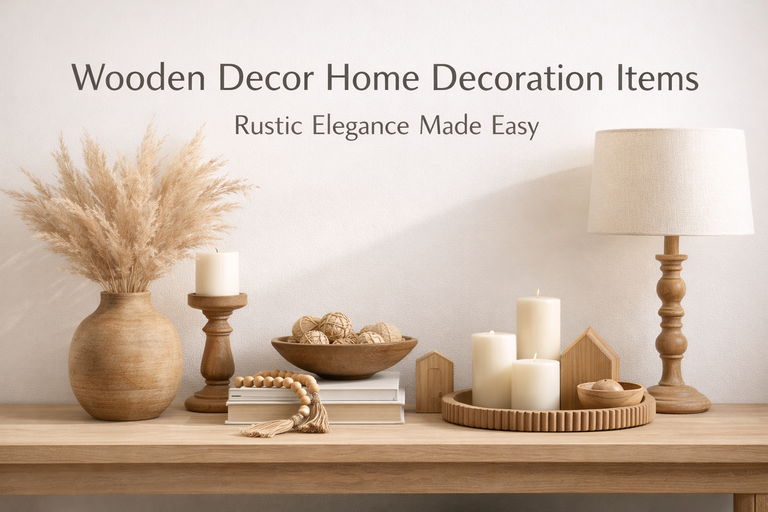 Wooden Decor Home Decoration Items Rustic Elegance Made Easy